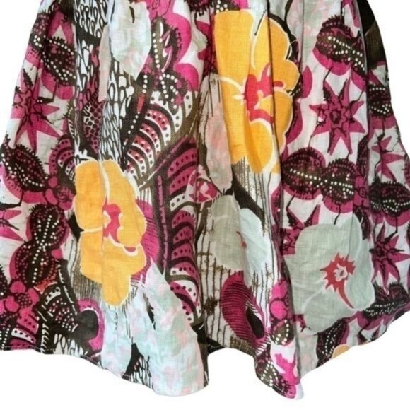 Pamela Brown Womens Floral V-Neck Sleeveless Tunic Top Size S Multicolor - Picture 11 of 16